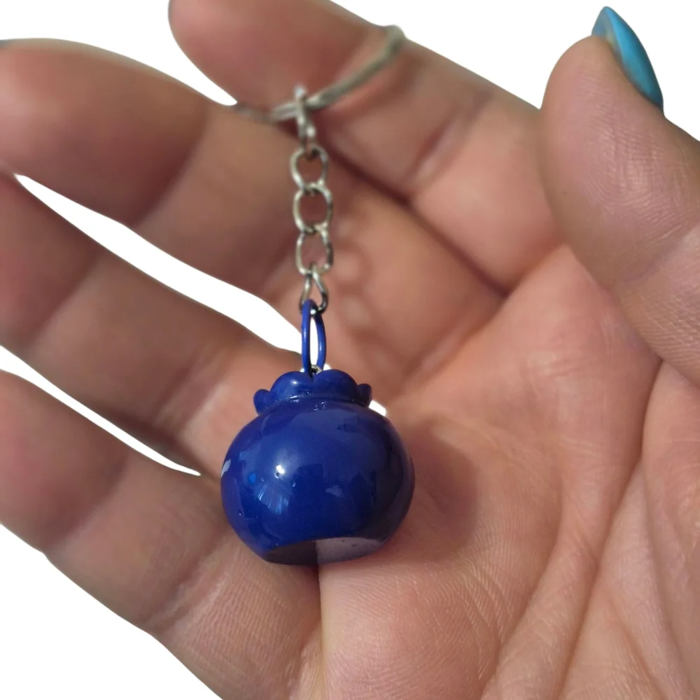 Blueberry JUMBO Exaggerated Keychain Accessory - Picture 2 of 5